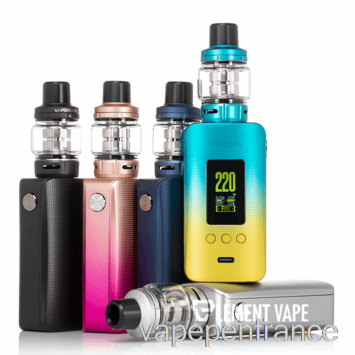 Vaporesso Gen 200 220w Kit De Démarrage Gris Mat (version Tank) Stylo Vape